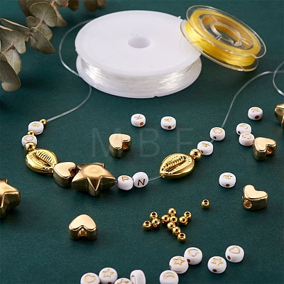 DIY Summer Themed Stretch Bracelet Making Kits DIY-TA0003-28-1