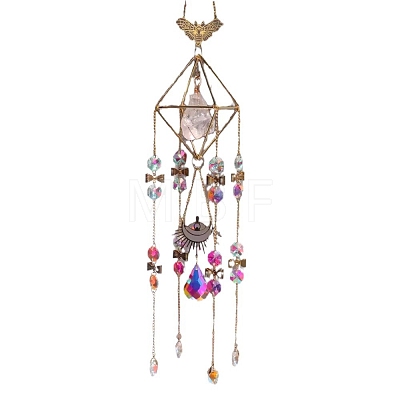 Crystal Glass Sun Catcher Pendant PW-WG7800B-01-1