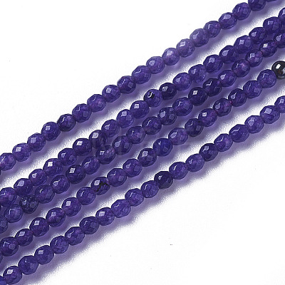 Natural Jade Beads Strands G-F596-46-3mm-1