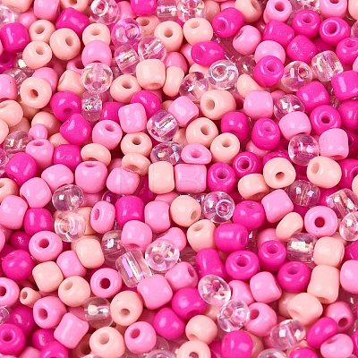 Opaque & Transparent Glass Seed Beads SEED-Q041-06A-1