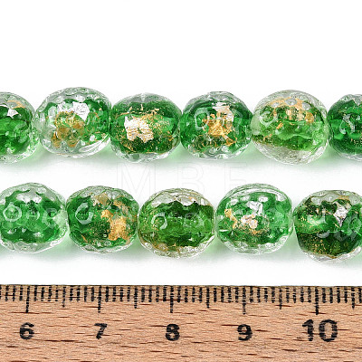 Handmade Lampwork Beads FOIL-T007-03D-1