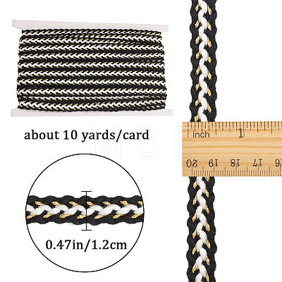 Braided Cotton Ribbons DIY-WH0082-36B-1
