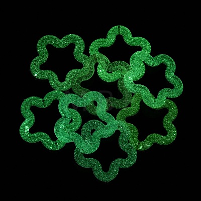Luminous Transparent Acrylic Beads OACR-Q204-28-1