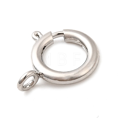 Brass Spring Ring Clasps KK-D407-20P-D-1