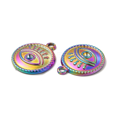 Ion Plating(IP) 304 Stainless Steel Pendant Cabochon Settings STAS-A070-15MC-1