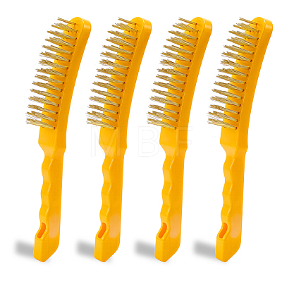 Steel Wire Brush AJEW-WH0643-031B-1