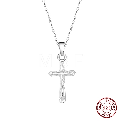 925 Sterling Silver Textured Pendants SE-CBA9BBC-04P-1