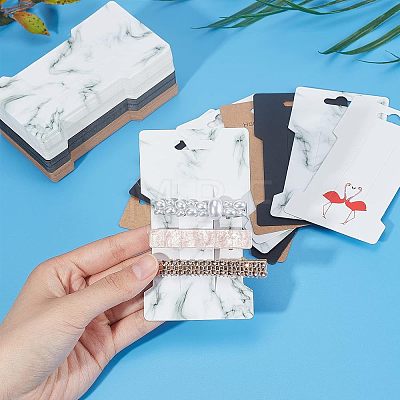  Cardboard Paper Hair Clip Display Cards CDIS-NB0001-12-1