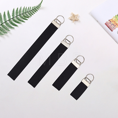 4Pcs 4 Styles Felt Keychain Clasps FIND-GF0009-67-1