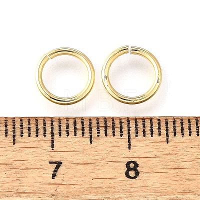 Brass Open Jump Rings LS-KK-V007-004G-07-1