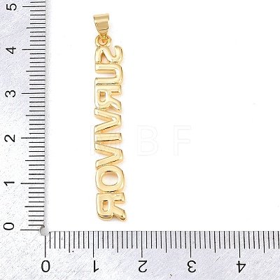 Brass Pendants KK-C162-054A-04G-1