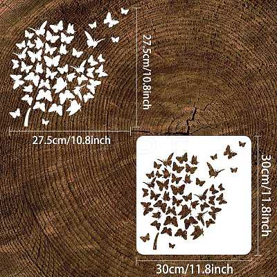 Plastic Reusable Drawing Painting Stencils Templates DIY-WH0172-951-1