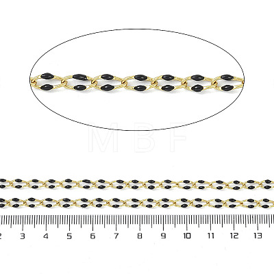 Ion Plating(IP) 304 Stainless Steel Dapped Chains AJEW-Q150-09G-02-1