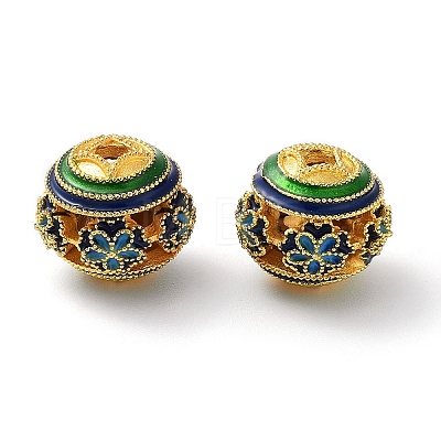 Alloy Enamel Beads ENAM-B001-08L-1