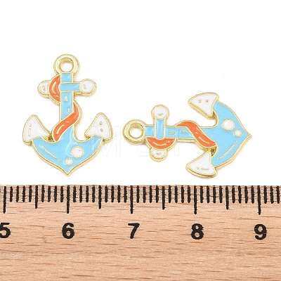 Alloy Enamel Pendants FIND-E057-01H-1