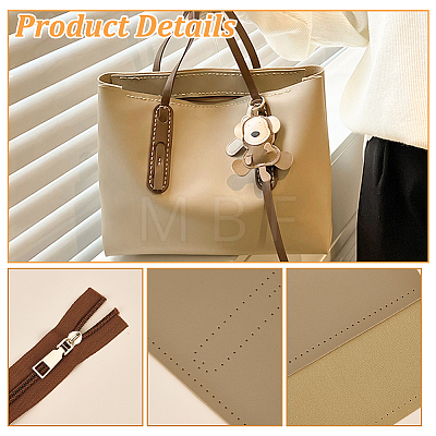 DIY Imitation Leather Women's Tote Bag Making Kit DIY-WH0409-77D-1