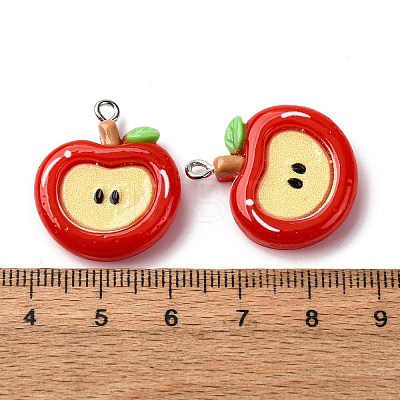 Opaque Resin Pendants RESI-I337-05P-A01-1