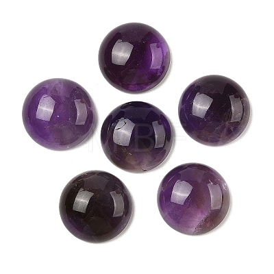 Natural Amethyst Cabochons G-L614-C02-02-1