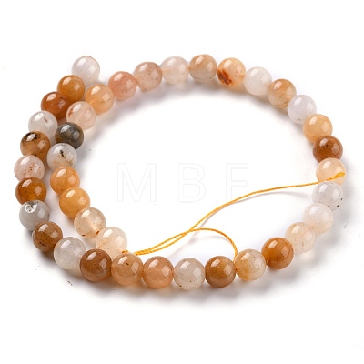 Natural White Jade Beads G-G766-C-30-1