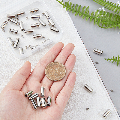 Zinc Alloy End Caps FIND-PH0001-48P-WH-1