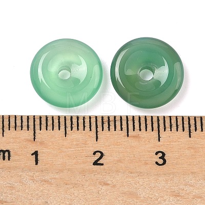 Natural Agate Dount/Pi Disc Charms G-L646-09C-01-1