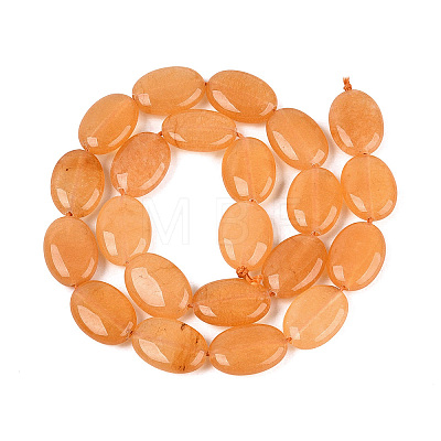 Dyed Natural White Jade Beads Strands G-N370-01A-12-1