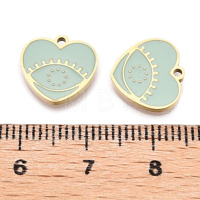 Ion Plating(IP) 316L Surgical Stainless Steel Charms STAS-D035-07G-03-1