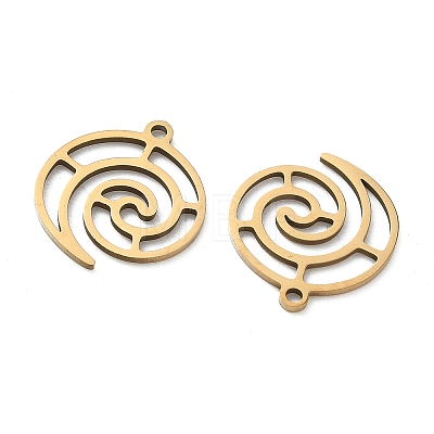 201 Stainless Steel Pendants STAS-F337-02G-1
