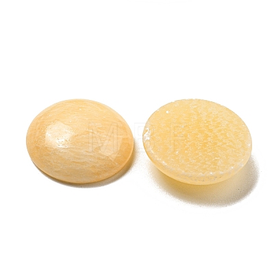 Natural Yellow Jade Cabochons G-C115-02A-31-1