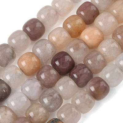 Natural Lepidolite Purple Mica Stone Beads Strands GG-CBA9281-D02-7x8mm-1