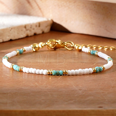 Handmade Glass Seed Beaded Bracelets for Women WC3460-1
