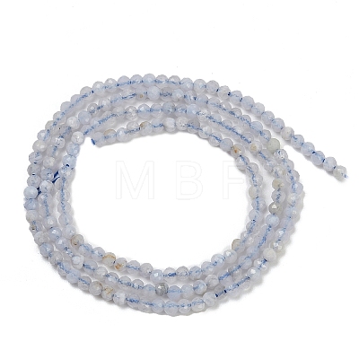 Natural Blue Lace Agate Beads Strands G-Z074-A01-03-1