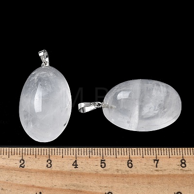 Natural Quartz Crystal Pendants G-A259-03P-04-1