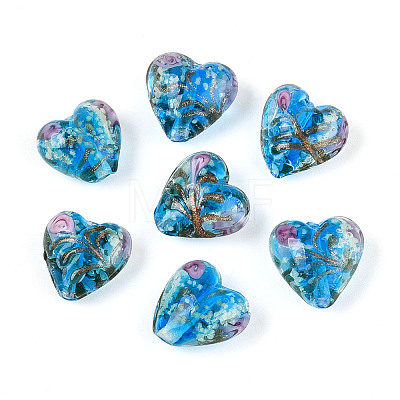 50Pcs Luminous Handmade Lampwork Beads LAMP-OC0001-72-1