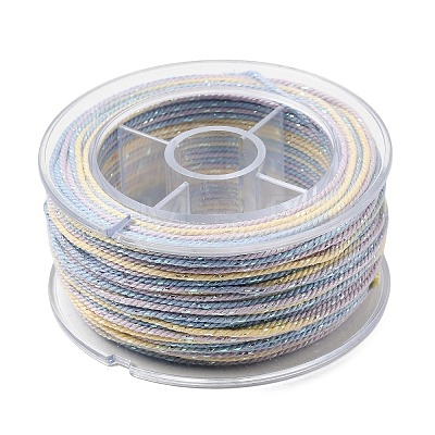 30M Segment Dyed Cotton & Metallic String Threads OCOR-F018-01F-1