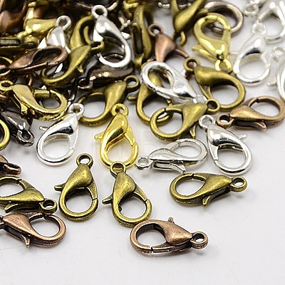 Zinc Alloy Lobster Claw Clasps E106-M-1