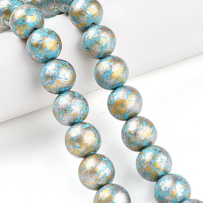 Synthetic Turquoise Beads Strands TURQ-T004-08A-08-1