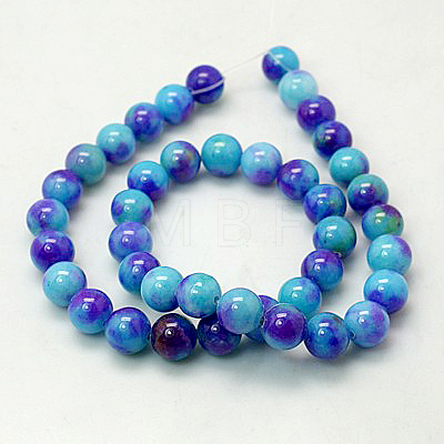 Jade Beads Strands G-D264-6mm-XH16-1
