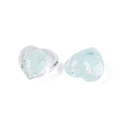 Handmade Foil Glass Beads FOIL-N029-09E-1