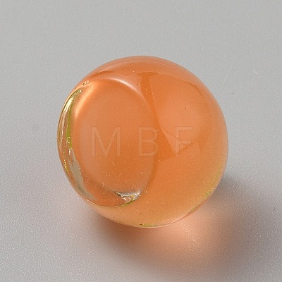 Fruit Transparent Resin Cabochons CRES-CJC0009-13G-1