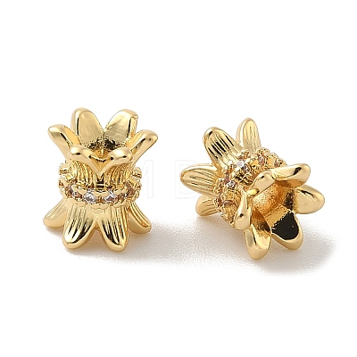 Brass Bead Caps KK-B166-18G-1