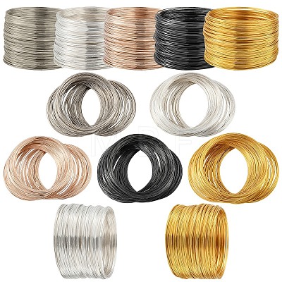 200 Circles Steel Memory Wire TWIR-YW0001-05G-1