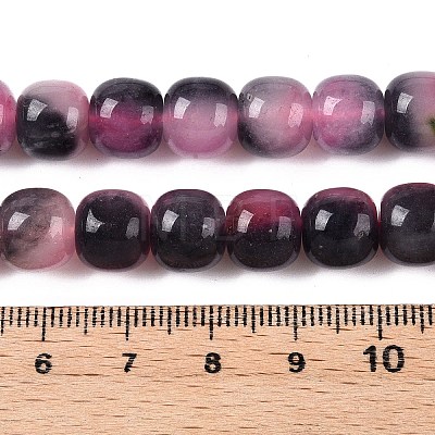 Dyed Natural White Jade Beads Strands G-T138-D01-1