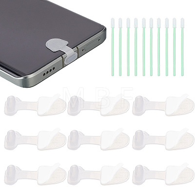 10Pcs Silicone Mobile Anti-Dust Plugs DIY-SC0033-83B-1