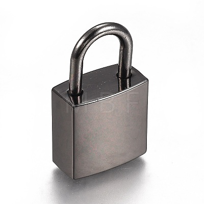 Rectangle Alloy Padlock Mini Lock with Key PALLOY-H191-02EB-1