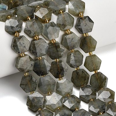 Natural Gray Labradorite Beads Strands G-L660-A02-01-1