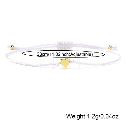 Valentine's Day Nylon Cord Braided Bracelets VO3472-7-1