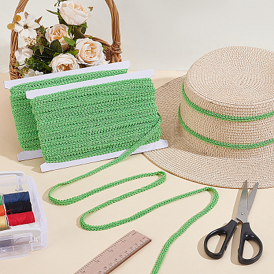 2Bags Polyester Lace Trim OCOR-ME0001-84E-1