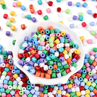Opaque Colours Glass Seed Beads SEED-N007-14D-1