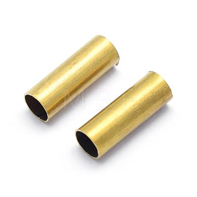 Brass Tube Beads KK-A143-30C-RS-1